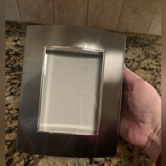 NIB Things Remembered Brushed Silver Photo Album with Frame on Front - Picture 1 of 6